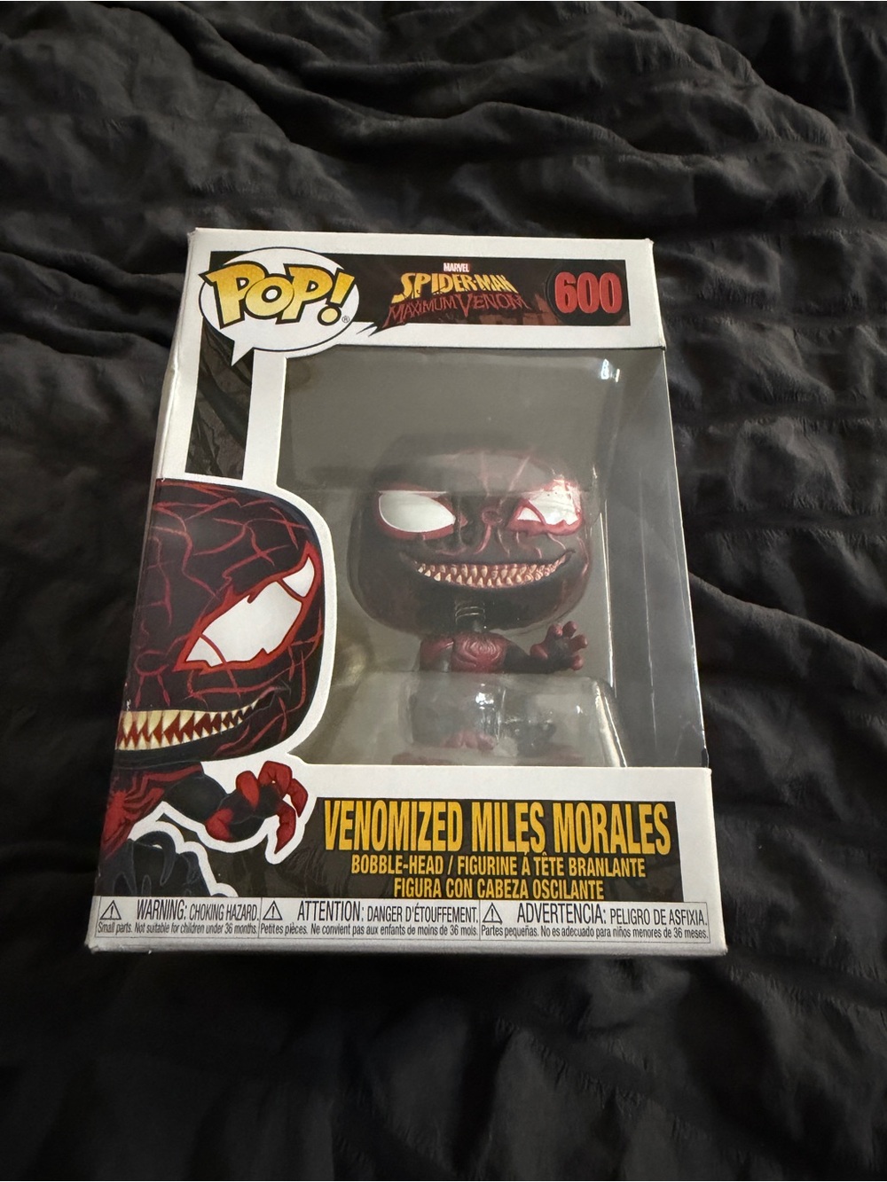 Funko Pop! Venomized Miles Morales #600 Spider-Man Maximum Venom